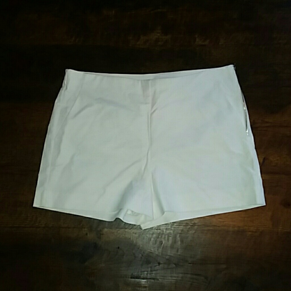 White Stylus shorts